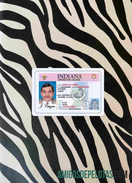 EUA Indiana DL fotovisual frontal modelo